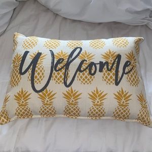 Welcome Pineapple Pillow